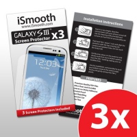 iSmooth Samsung Galaxy S3 Screen Protector 3 Pack Highest Rated Premium Quality iSmooth Samsung Galaxy S3 Screen Protector 3 Pack Highest Rated Premium Quality