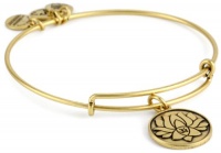 Alex and Ani Bangle Bar Lotus Peace Petals Russian-Gold Expandable Bracelet Alex and Ani Bangle Bar Lotus Peace Petals Russian-Gold Expandable Bracelet