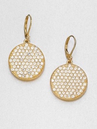 Stunning pavé rhinestone dics in a drop design. Glass stonesBrassDrop, about 1.5Lever backImported Stunning pavé rhinestone dics in a drop design. Glass stonesBrassDrop, about 1.5Lever backImported