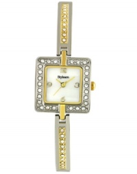 A stylishly slim design glitzed up with crystal accents make this Style&co. watch a glamorous must-own.