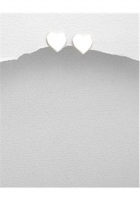 Heart Earrings In 92.5 Sterling Silver