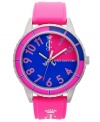 For the fiercest of fashionistas only: this Taylor collection watch from Juicy Couture brings the heat with hot pink hues.