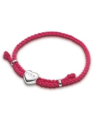 With it's contemporary sterling silver heart supporting the fight against HIV/AIDS, this simple woven bracelet from Links of London is a chic way to spread awareness. With it's contemporary sterling silver heart supporting the fight against HIV/AIDS, this simple woven bracelet from Links of London is a chic way to spread awareness.