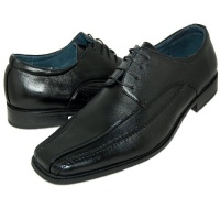 GORGEOUS Leather Line Black Men Oxfords