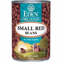 Eden Organic Small Red Beans, No Salt Added, 15-Ounce Cans (Pack of 12)