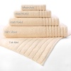 Cotton Craft - Super Zero Twist Bath Towel 30x54 Vanilla - 7 Star Hotel Bath Collection Pure 615 Gram Cotton - Soft as a Cloud - Each item sold separately, this is not a set