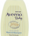 Aveeno Baby Wash & Shampoo, 18-Fluid Ounces Bottles (Pack of 3)