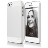 elago S5 Outfit Aluminum and Polycarbonate Dual Case for the iPhone 5 - eco friendly Retail Packaging - White