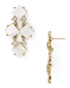 Add a just-right dash of classic cool with these Mother-of-Pearl earrings from kate spade new york. The pair's cascading tiles perfect statement accessorizing.