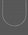 A stylish essential for your collection. This pretty perfectina chain crafted in 14k white gold will be the perfect touch by itself or paired with charms. Approximate length: 20 inches.