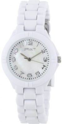 Sprout Women's ST4007MPWT Eco-Friendly White Corn Resin Bracelet Watch Sprout Women's ST4007MPWT Eco-Friendly White Corn Resin Bracelet Watch