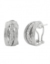 Effy Jewlery Balissima Sterling Silver Diamond Earrings, .32 TCW