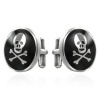 Stainless Skull Cufflinks by Cuff-Daddy