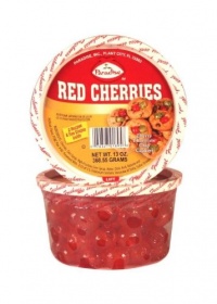 Paradise Red Cherries, Whole, 8 Ounce Tubs (Pack of 4) Paradise Red Cherries, Whole, 8 Ounce Tubs (Pack of 4)