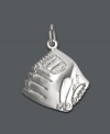 Knock it out of the ballpark in sporty style by Rembrandt. Charm features a detailed baseball mitt crafted in sterling silver. Approximate drop: 1 inch.