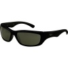 Ray-Ban RB4160 Highstreet Sunglasses - Black Frame w/ Crystal Green G-15XLT Lens