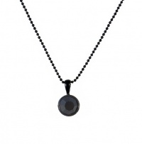 Necklace - N170 - Swarovski (tm) Crystal Drop (10mm / 3/8) ~ Jet (Black) Necklace - N170 - Swarovski (tm) Crystal Drop (10mm / 3/8) ~ Jet (Black)