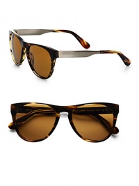 Retro, 70's-inspired and lightweight in acetate, this sophisticated frame boasts Hollywood glamour. Available in cocoa with cosmik tone lens.Metal temples100% UV protectionImported Retro, 70's-inspired and lightweight in acetate, this sophisticated frame boasts Hollywood glamour. Available in cocoa with cosmik tone lens.Metal temples100% UV protectionImported