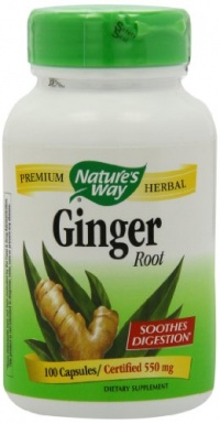 Nature's Way Ginger Root, 550 mg, 100 Capsules Nature's Way Ginger Root, 550 mg, 100 Capsules