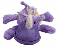 KONG Cozie Rosie the Rhino, Medium Dog Toy, Purple KONG Cozie Rosie the Rhino, Medium Dog Toy, Purple
