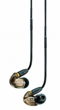 Shure SE535-V Triple High-Definition MicroDriver Earphone with Detachable Cable - Metallic Bronze Shure SE535-V Triple High-Definition MicroDriver Earphone with Detachable Cable - Metallic Bronze