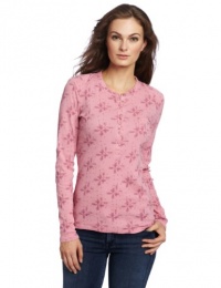 Dickies Women's Rib Henley Print Shirt Dickies Women's Rib Henley Print Shirt