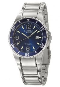 Caravelle by Bulova Men's 45B34 Bracelet Blue Dial Watch Caravelle by Bulova Men's 45B34 Bracelet Blue Dial Watch