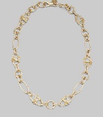 From the Bamboo Collection. 18K gold bamboo links feature interlocking details for an unexpected twist.18K gold Length, about 18 Lobster clasp closure Made in Bali