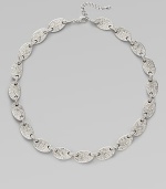 EXCLUSIVELY AT SAKS. Sparkling pavé crystals are linked together in this dazzling design.Crystals Rhodium plated Chain length, about 16 with 2 extender Lobster clasp Imported