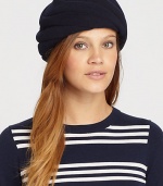 An allover swirl detail accents this classic beret style for an unexpected finish.WoolOne size fits mostSpot cleanImported