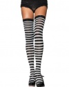 Leg Avenue Women's Nylon Striped Stockings