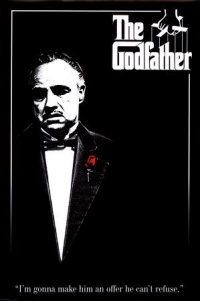 Godfather (Red Rose) Movie Poster Print - 24 X 36 Godfather (Red Rose) Movie Poster Print - 24 X 36