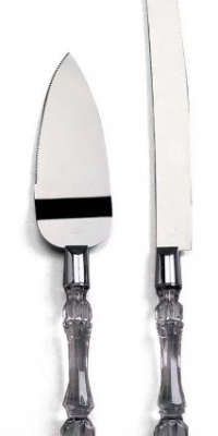 Darice 35745, Knife and Server Set, Faux Crystal Darice 35745, Knife and Server Set, Faux Crystal