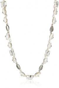 Judith Jack Sterling Silver, Marcasite and Keshi Pearl Necklace Judith Jack Sterling Silver, Marcasite and Keshi Pearl Necklace