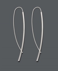 Dangerously dramatic. These sleek dagger drop earrings by Studio Silver will certainly cause a stir. Crafted in sterling silver. Approximate drop: 2-3/4 inches. Dangerously dramatic. These sleek dagger drop earrings by Studio Silver will certainly cause a stir. Crafted in sterling silver. Approximate drop: 2-3/4 inches.