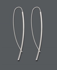 Dangerously dramatic. These sleek dagger drop earrings by Studio Silver will certainly cause a stir. Crafted in sterling silver. Approximate drop: 2-3/4 inches.