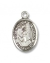 Sterling Silver St. Elizabeth of the Visitation Pe Sterling Silver Lite Curb Chain