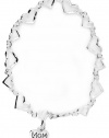 Sterling Silver Mom Engraved Heart Charm On Heart Link Bracelet