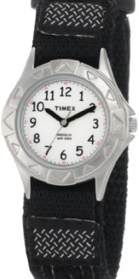 Timex Kids' T79051 My First Outdoor Black Fast Wrap Velcro Strap Watch Timex Kids' T79051 My First Outdoor Black Fast Wrap Velcro Strap Watch
