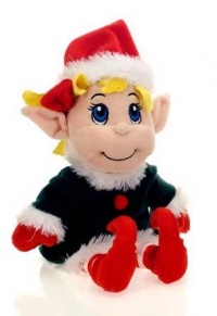 Fiesta Toys 11 Plush Santa's Secret Elf Girl Fiesta Toys 11 Plush Santa's Secret Elf Girl