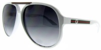 Gucci GG1627/S Sunglasses - 0VK6 White (JJ Grey Gradient Lens) - 59mm Gucci GG1627/S Sunglasses - 0VK6 White (JJ Grey Gradient Lens) - 59mm