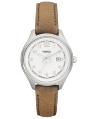 Brave new heights with this aeronautical-inspired watch by Fossil. The Flight collection features retro designs for the modern woman. Brave new heights with this aeronautical-inspired watch by Fossil. The Flight collection features retro designs for the modern woman.