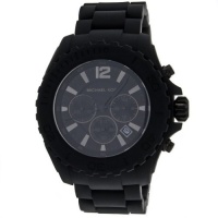 Michael Kors MK8260 Men's Drake Black Silicone Band Black Dial Chronograph Watch Michael Kors MK8260 Men's Drake Black Silicone Band Black Dial Chronograph Watch