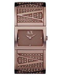 Indulge in the endless sparkle on this gorgeous watch by AX Armani Exchange. Indulge in the endless sparkle on this gorgeous watch by AX Armani Exchange.