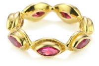 MELINDA MARIA Gwyneth Collection Ruby Gwyneth 2R Ring, Size 7 MELINDA MARIA Gwyneth Collection Ruby Gwyneth 2R Ring, Size 7