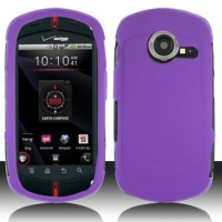 Purple Rubberized Hard Plastic Case for Casio G'zOne Commando C771 Purple Rubberized Hard Plastic Case for Casio G'zOne Commando C771