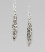 From the Miss Havisham Collection. Gracefully tapered marquis-shaped drops, lavishly set with the sparkle of Swarovski crystals.CrystalRhodium platingLength, about 2¼Sterling silver ear wireImported