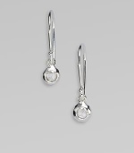 From the Silver Rain Collection. Rose cut diamonds are bezel set in sterling silver for extraordinary sparkle.Diamonds, .12 tcw Sterling silver Drop, about ¾ Ear wire Imported