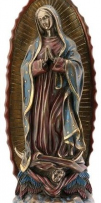 StealStreet Our Lady of Guadalupe Virgin Mary Bronze Statue StealStreet Our Lady of Guadalupe Virgin Mary Bronze Statue