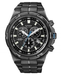 Powerful in form and function, the Perpetual Calendar watch from Citizen stands strong in stainless steel, with precise multifunctions and chronograph tech. Powered by Eco-Drive, harnessing natural and artificial light, never needing a battery. Powerful in form and function, the Perpetual Calendar watch from Citizen stands strong in stainless steel, with precise multifunctions and chronograph tech. Powered by Eco-Drive, harnessing natural and artificial light, never needing a battery.